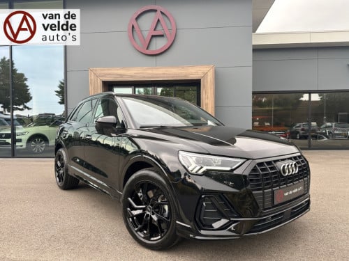 Audi Q3 35 tfsi s-line | panoramadak | zwart optiek | trekhaak | camera | e