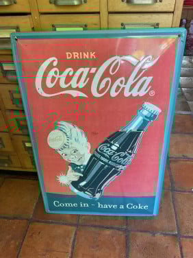 Coca Cola reclamebord