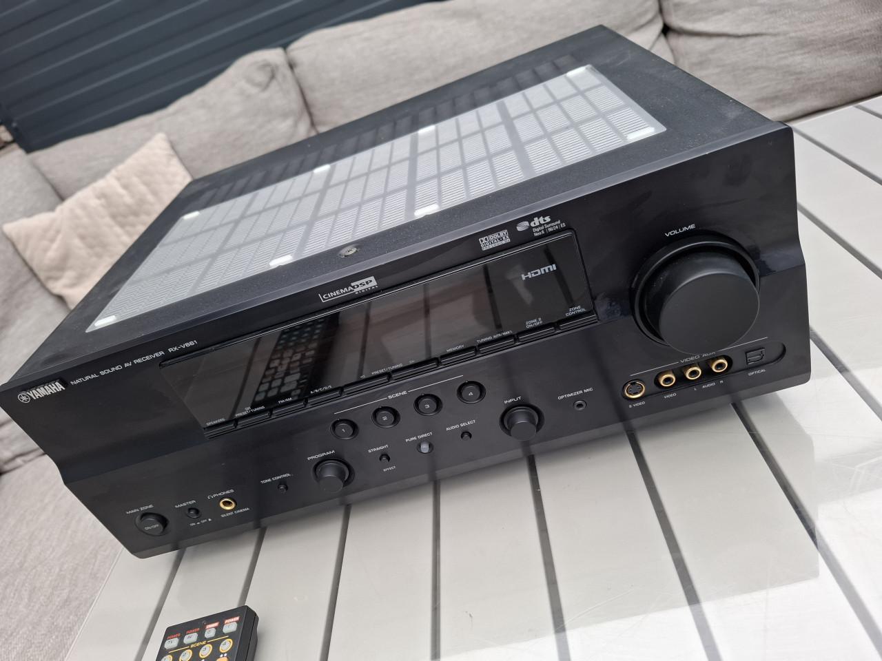 Yamaha RX-V661 Natural Sound AV Receiver met afstandsbediening