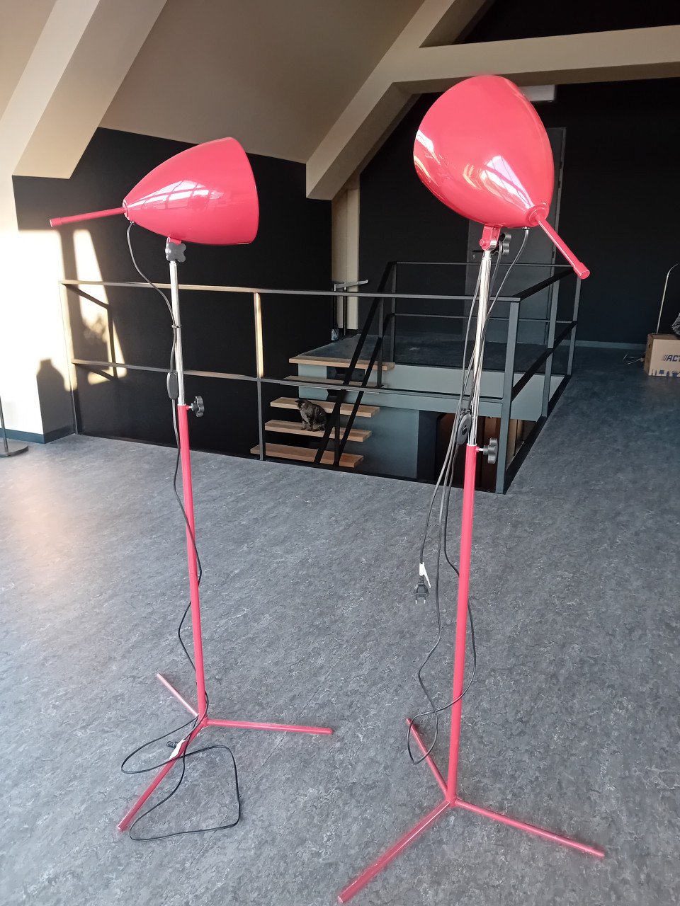 2 staande lampen
