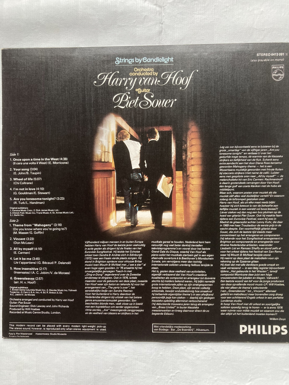 LP Harry van Hoof Piet Souer Strings by Candlelight 6413 091 Ph