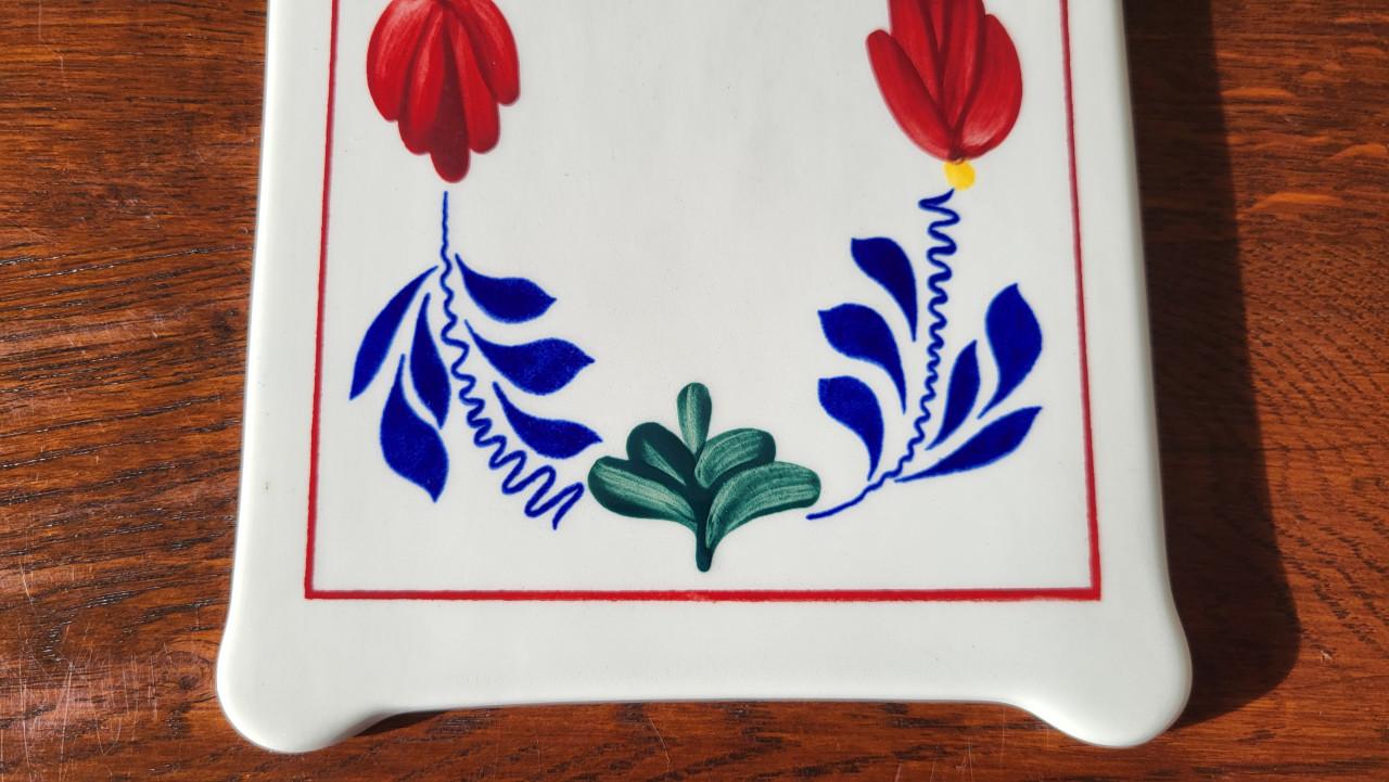 Boerenbont (Boch Belgium) kaasplankje/serveerplankje - NIEUW