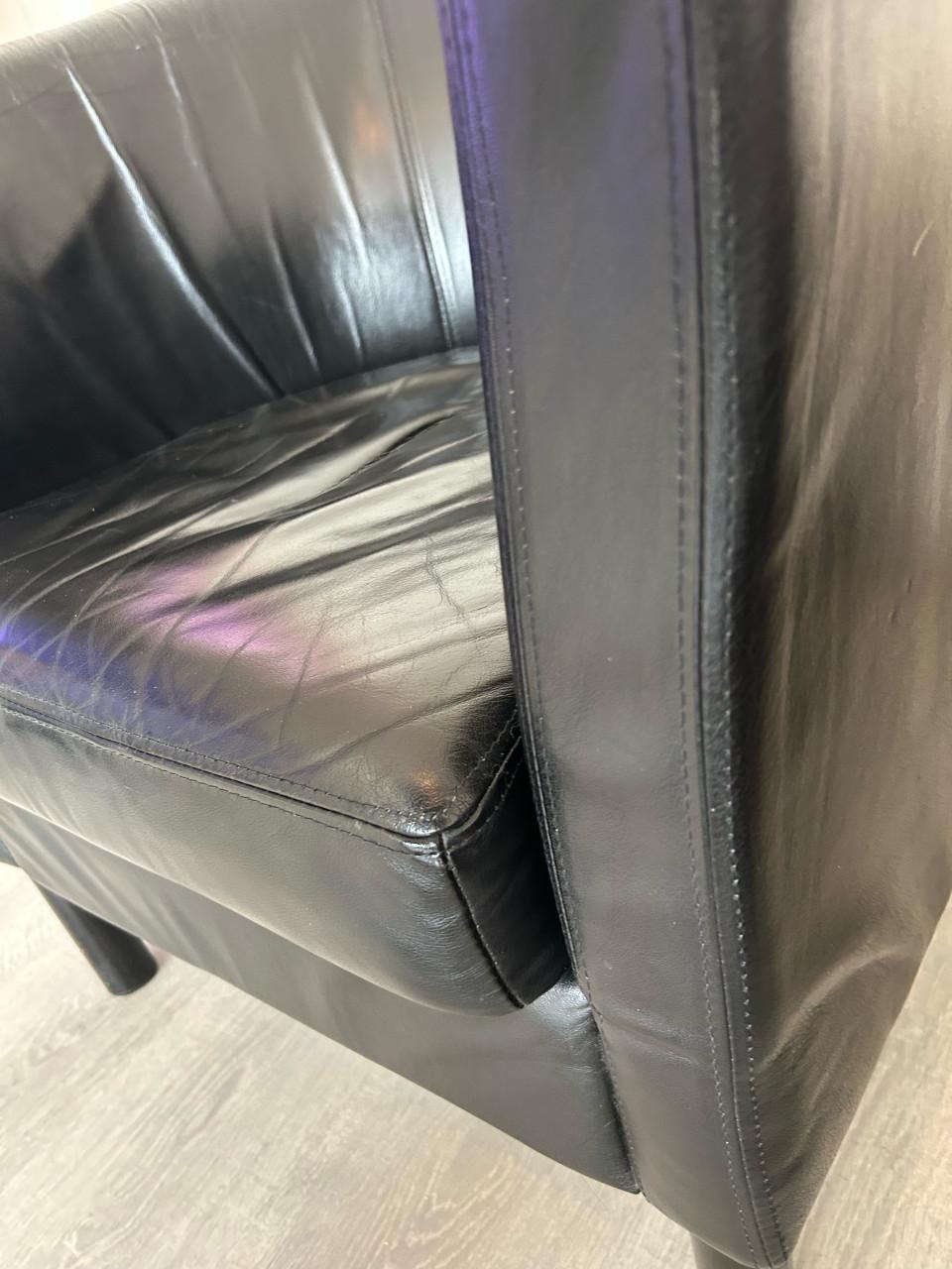 Mooi kuipstoeltje leer