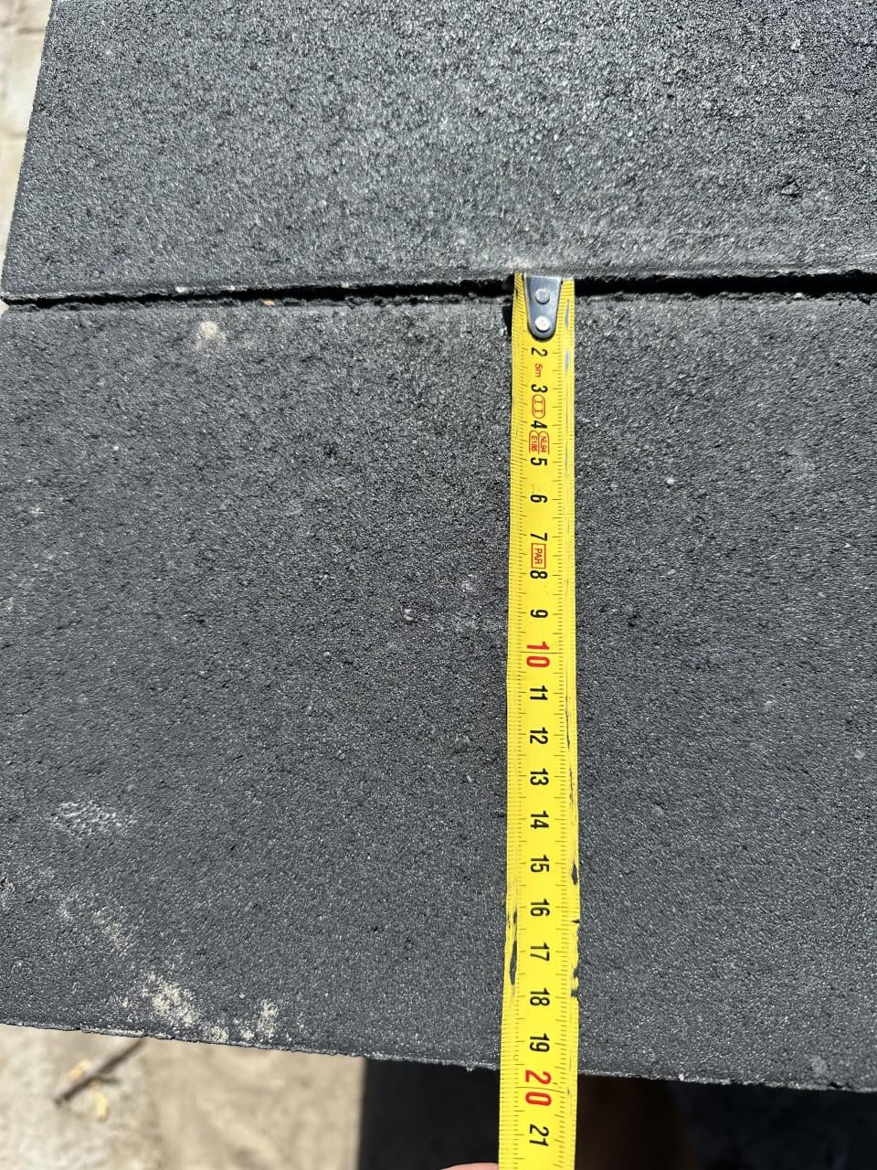 Nero terras stenen 20x30x6