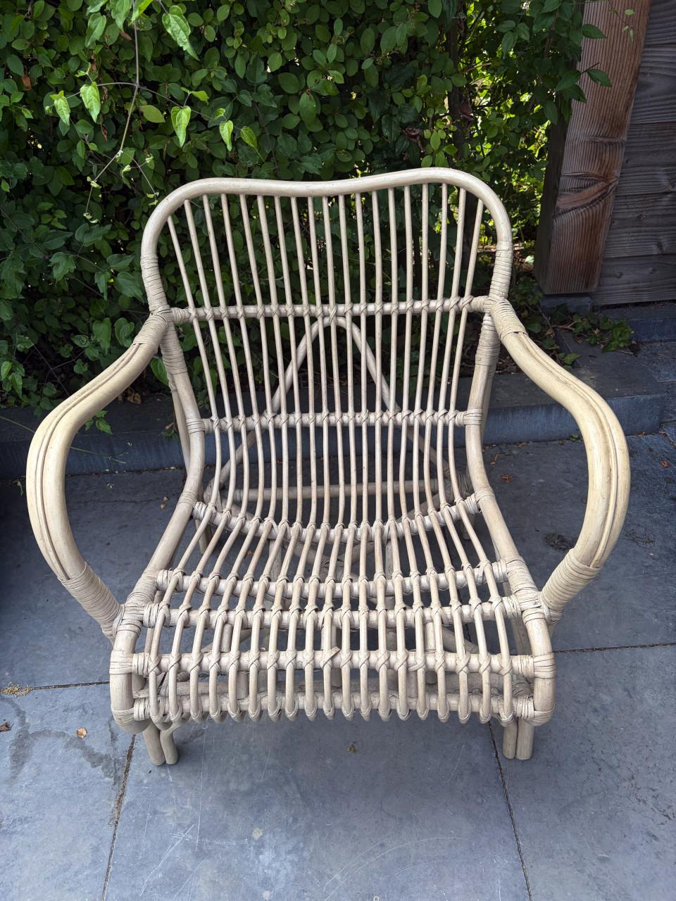 Rotan fauteuil zgan