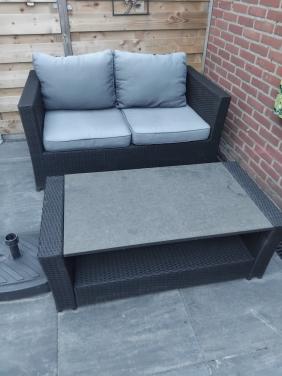 P&R Design Loungeset / Bank + tafel