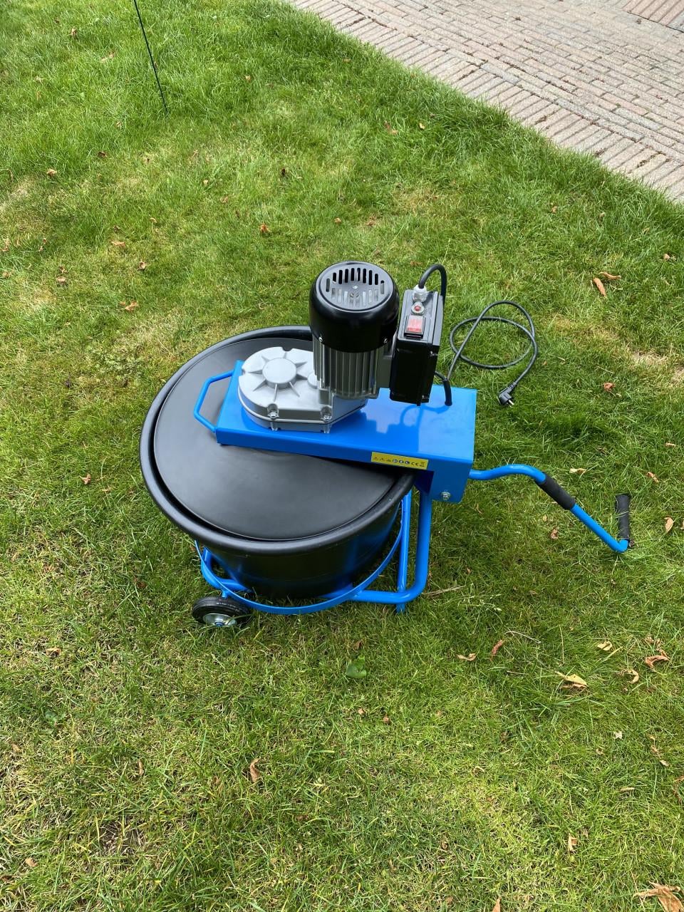 HBM 50L elektrische mixmachine/mengmachine 370W verrijdbaar