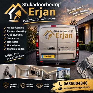 Stukadoorsbedrijf Erjan telefoonnummer:0685004348