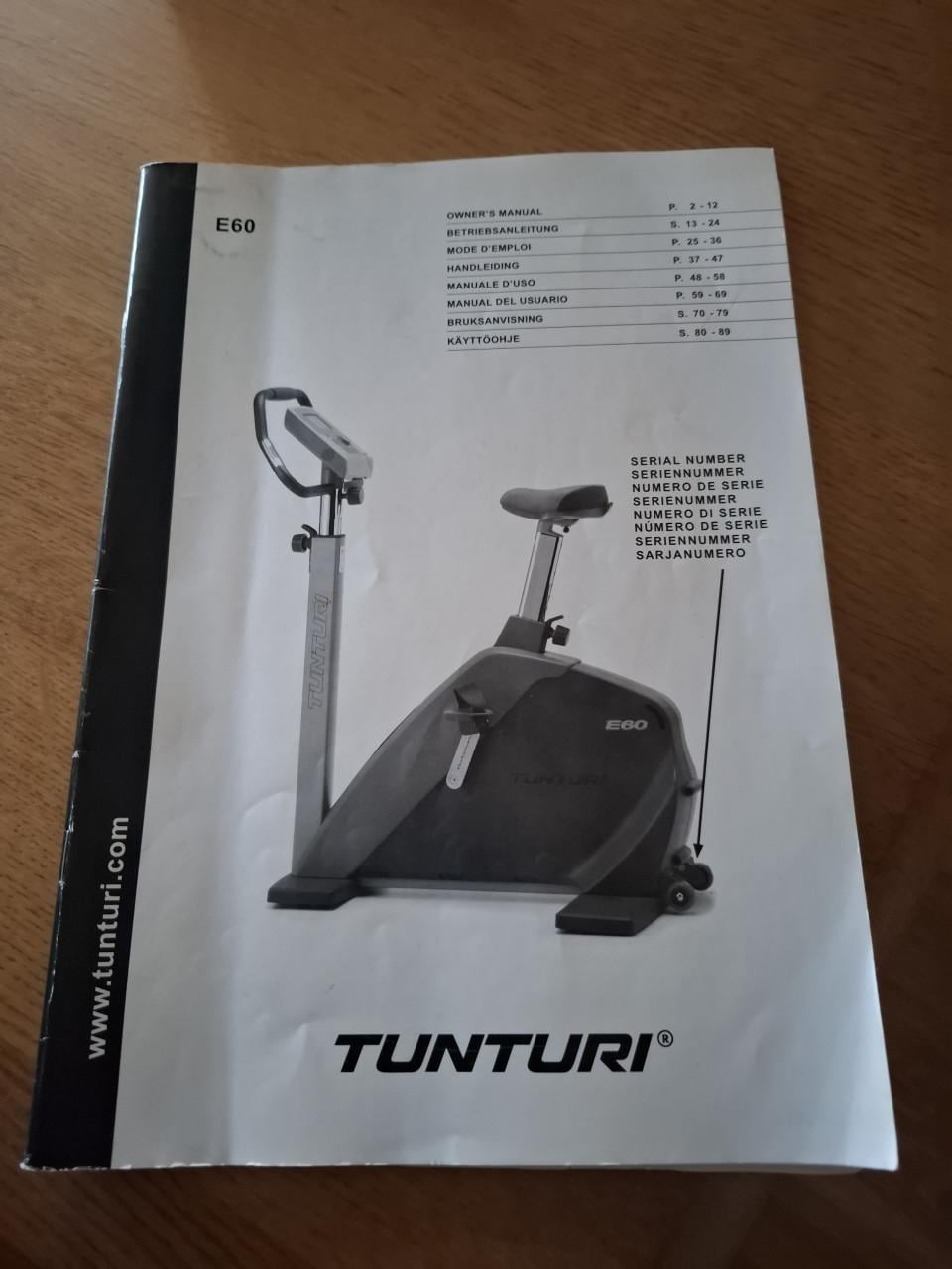 Hometrainer Tunturi E60