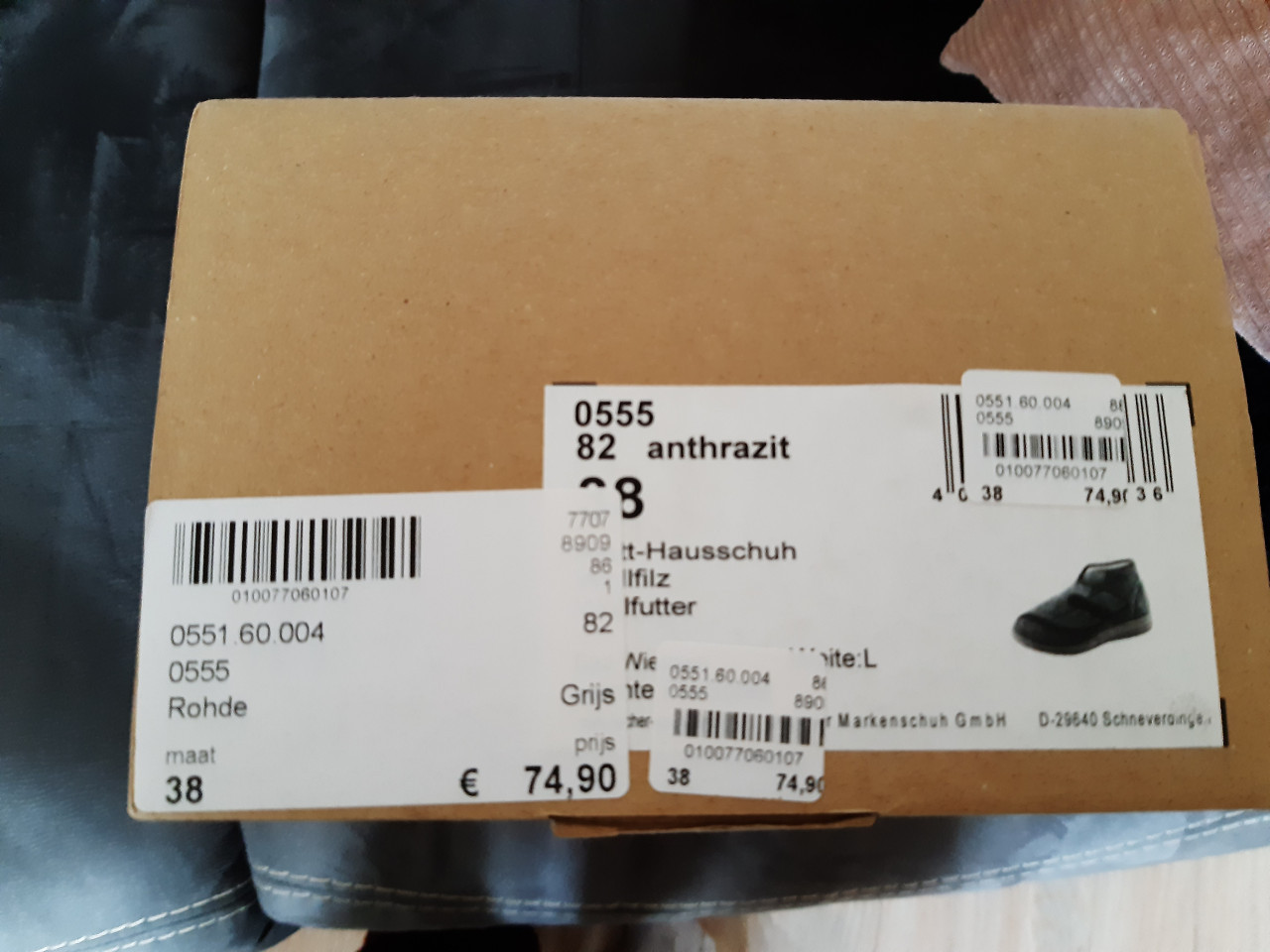 Pantoffels voor medisch gebruik verbandpantoffels fischer nieuw maat 38 L