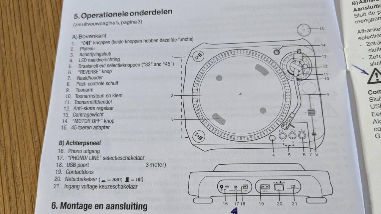 AKAI ATT10U USB-PLATENSPELER