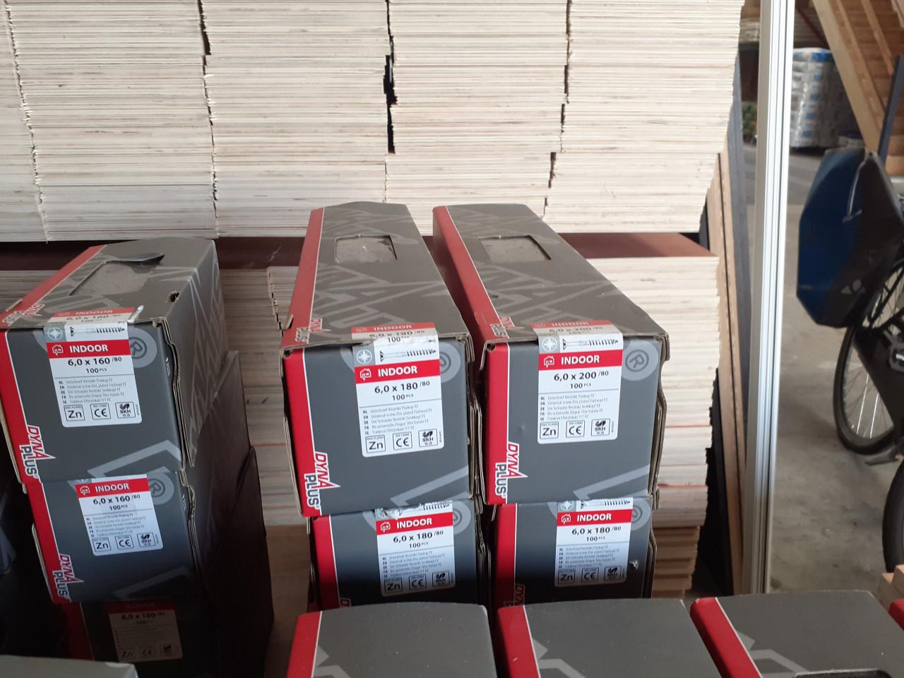 Dynaplus kruiskop, proftec torx spaanplaat schroeven 50 % korting