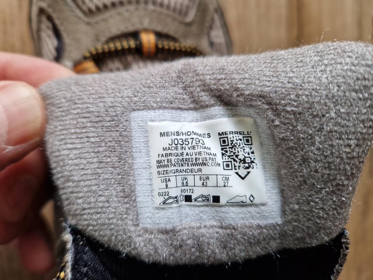 Te koop, zgan wandelschoenen Merell Moab Mid GTX