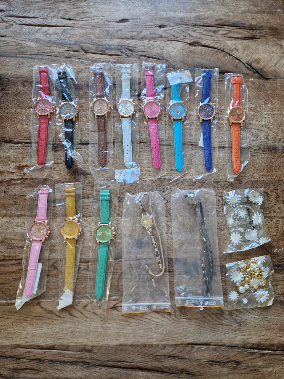 Horloges dames/heren/kinderen 15 stuks NIEUW