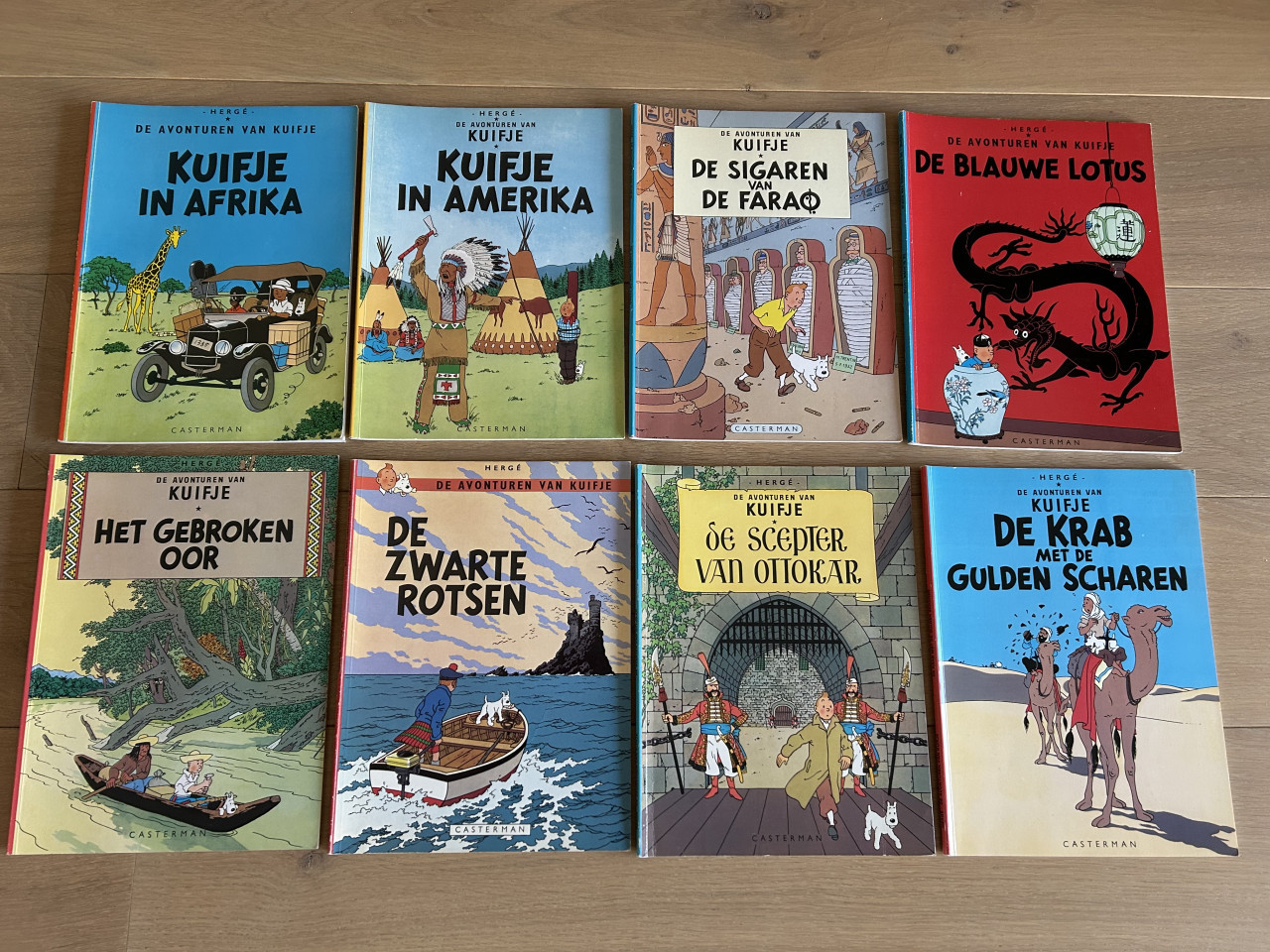 Kuifje stripboeken complete serie