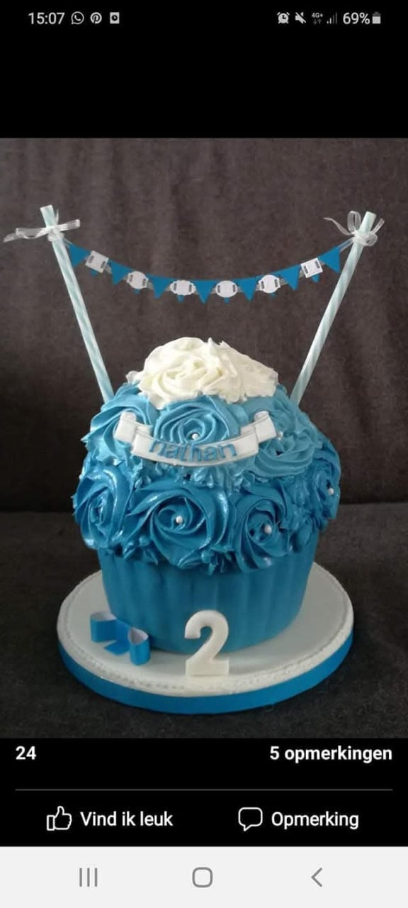 Giant cupcake