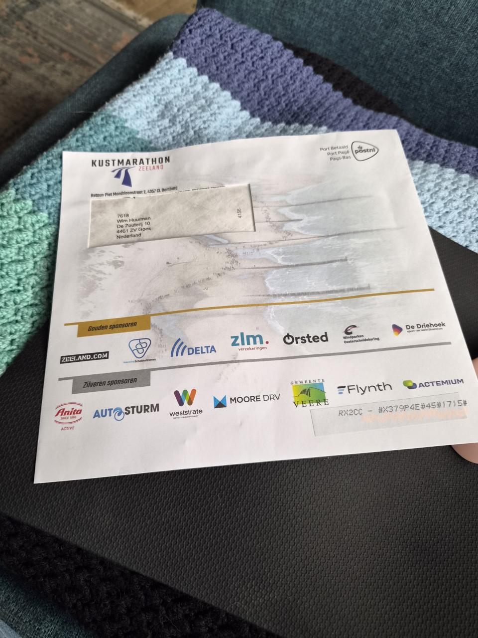 Startbewijs Wandelmarathon