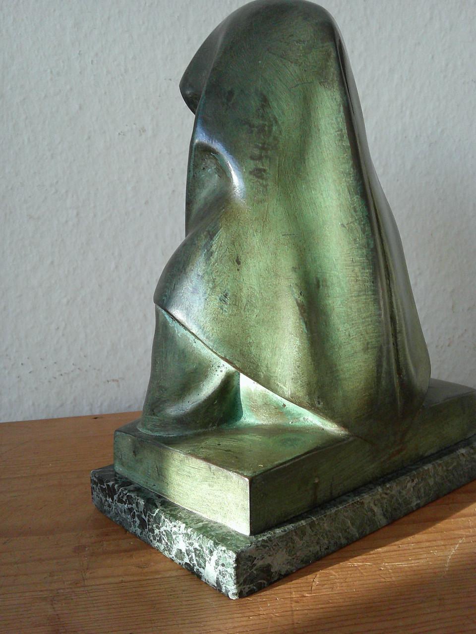 BRONZEN BEELDJE IN ART DECO ,VLAANDEREN JAREN '20 , '30.