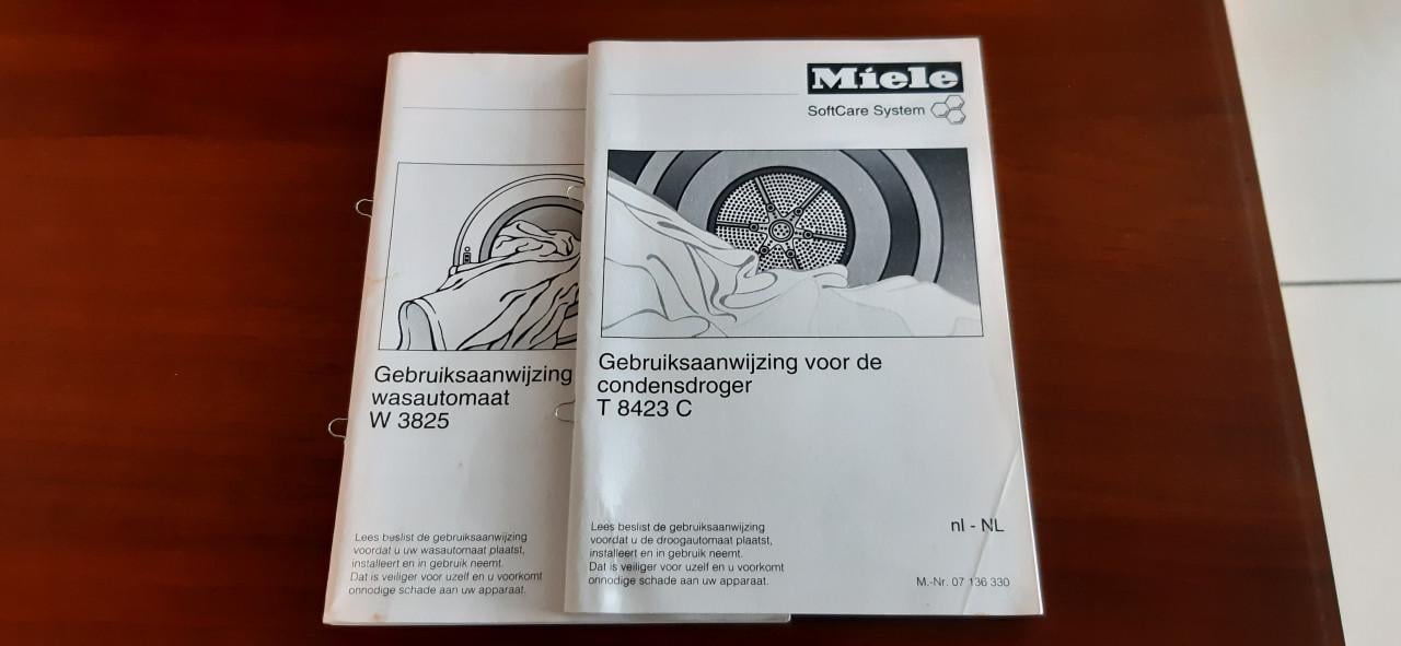 Miele  wasdroog combinatie