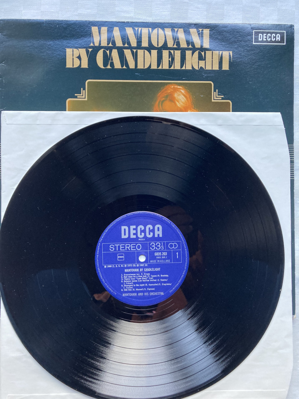 LP Mantovini Mantovani by Candellight 6835 203 Decca