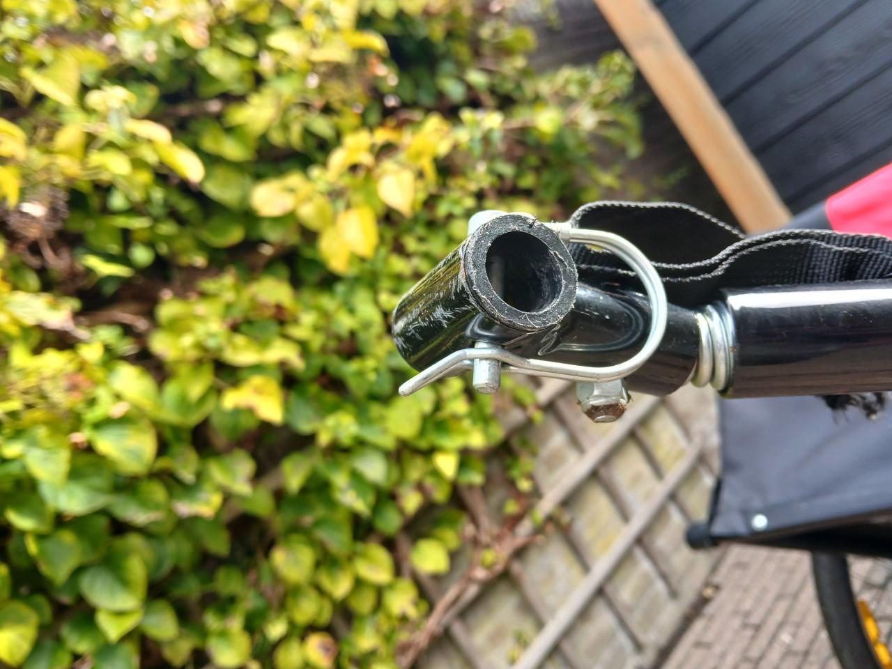Fietskar met afdekhoes