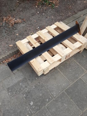 Aluminium spoiler, afmetingen zie foto's