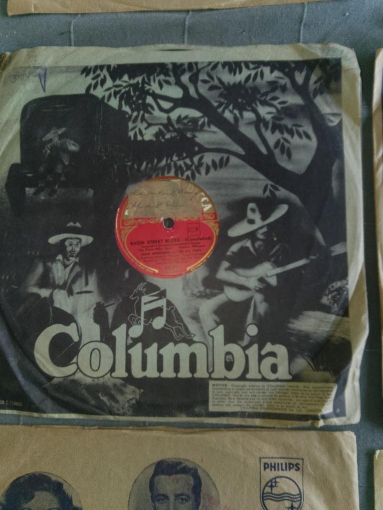78 toeren platen-Louis Armstrong-Doris Day-Ella Fitzgerald