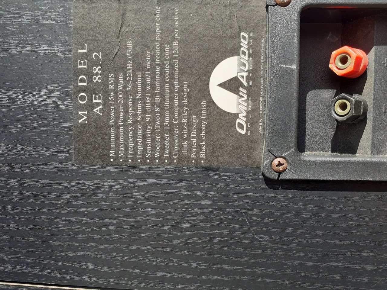 Grote Speaker boxen  OMNI-Audio - 200Watt