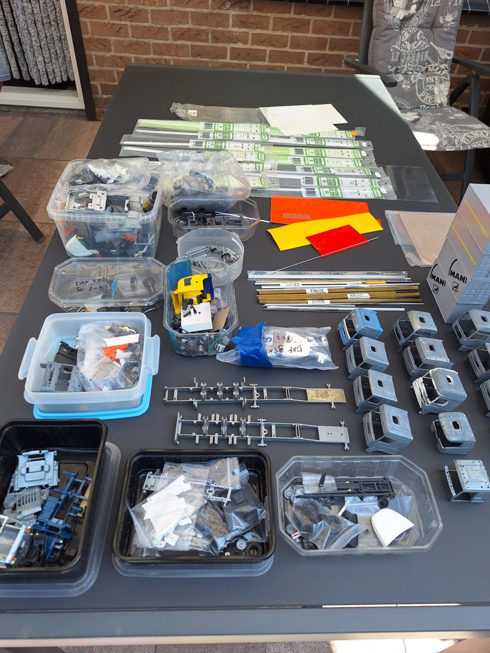 Modelbouw onderdelen 1:50 (grote partij)