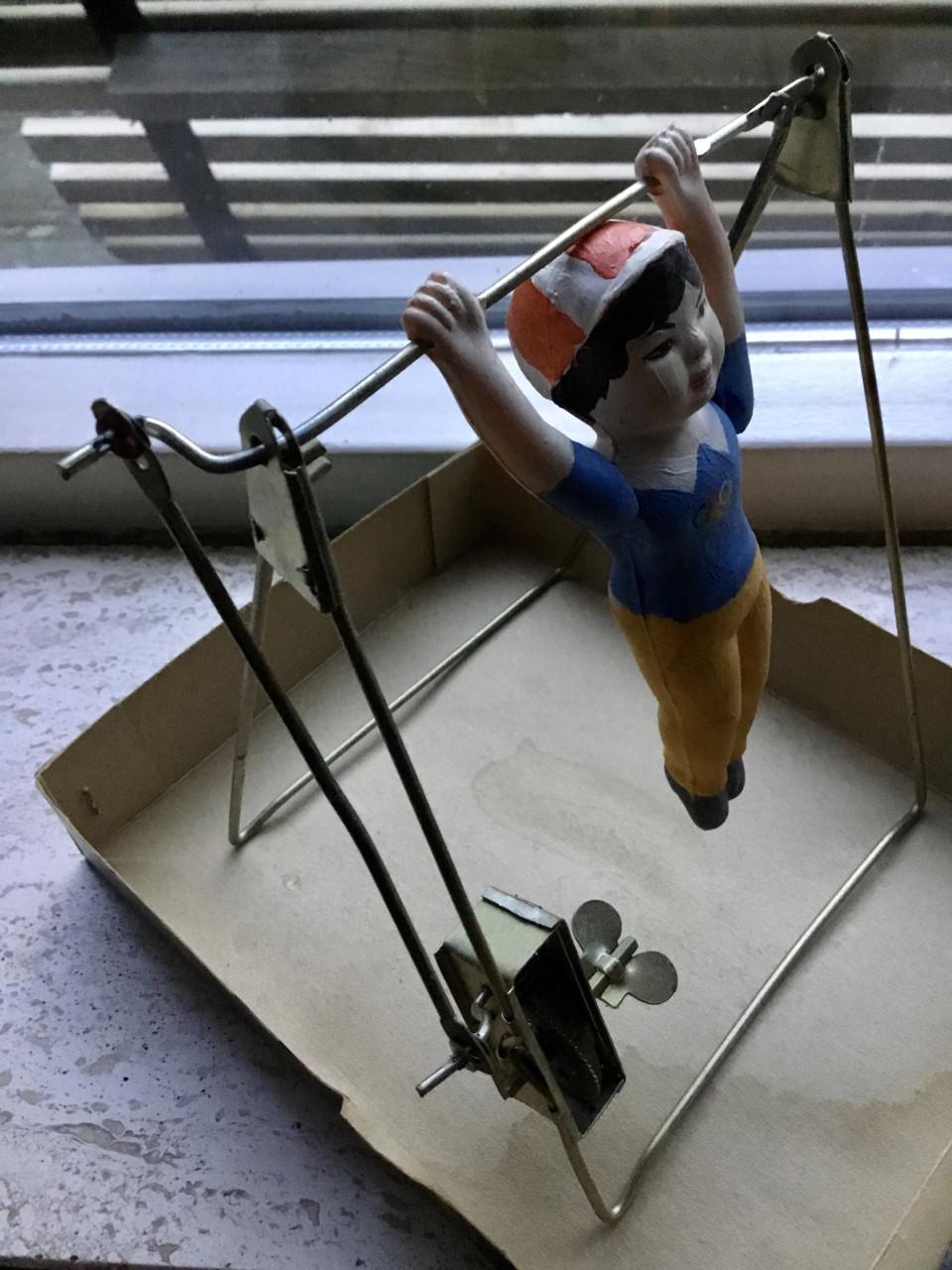 Bijzonder stukje speelgoed: Single Bar Exercise, Seoel Olympiade 1992