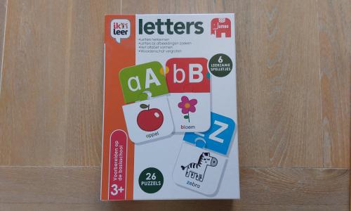 Educatief spel Ik leer letters van Jumbo voor kinderen vanaf 3 jaar.