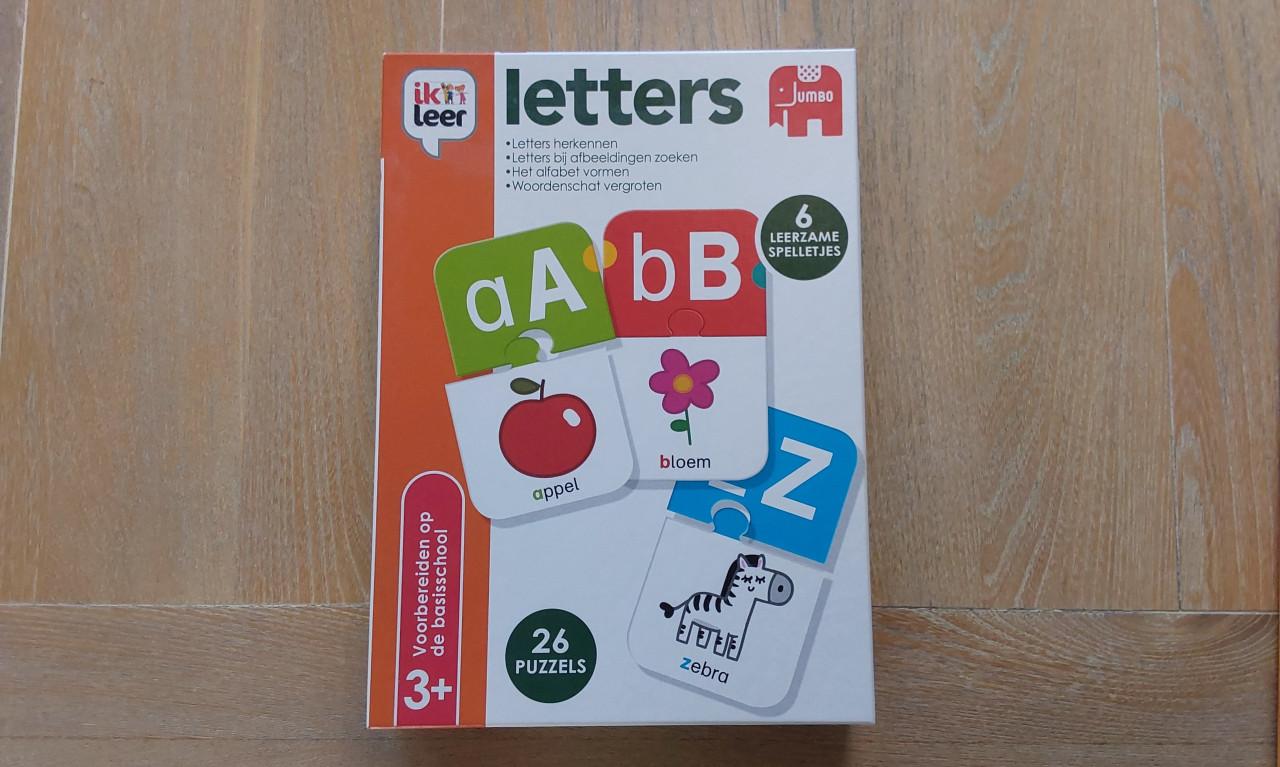 Educatief spel Ik leer letters van Jumbo voor kinderen vanaf 3 jaar.