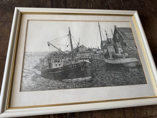 Orginelen pentekening van Piet Pons Yerseke 24.