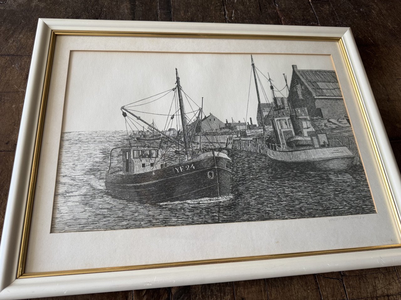 Orginelen pentekening van Piet Pons Yerseke 24.