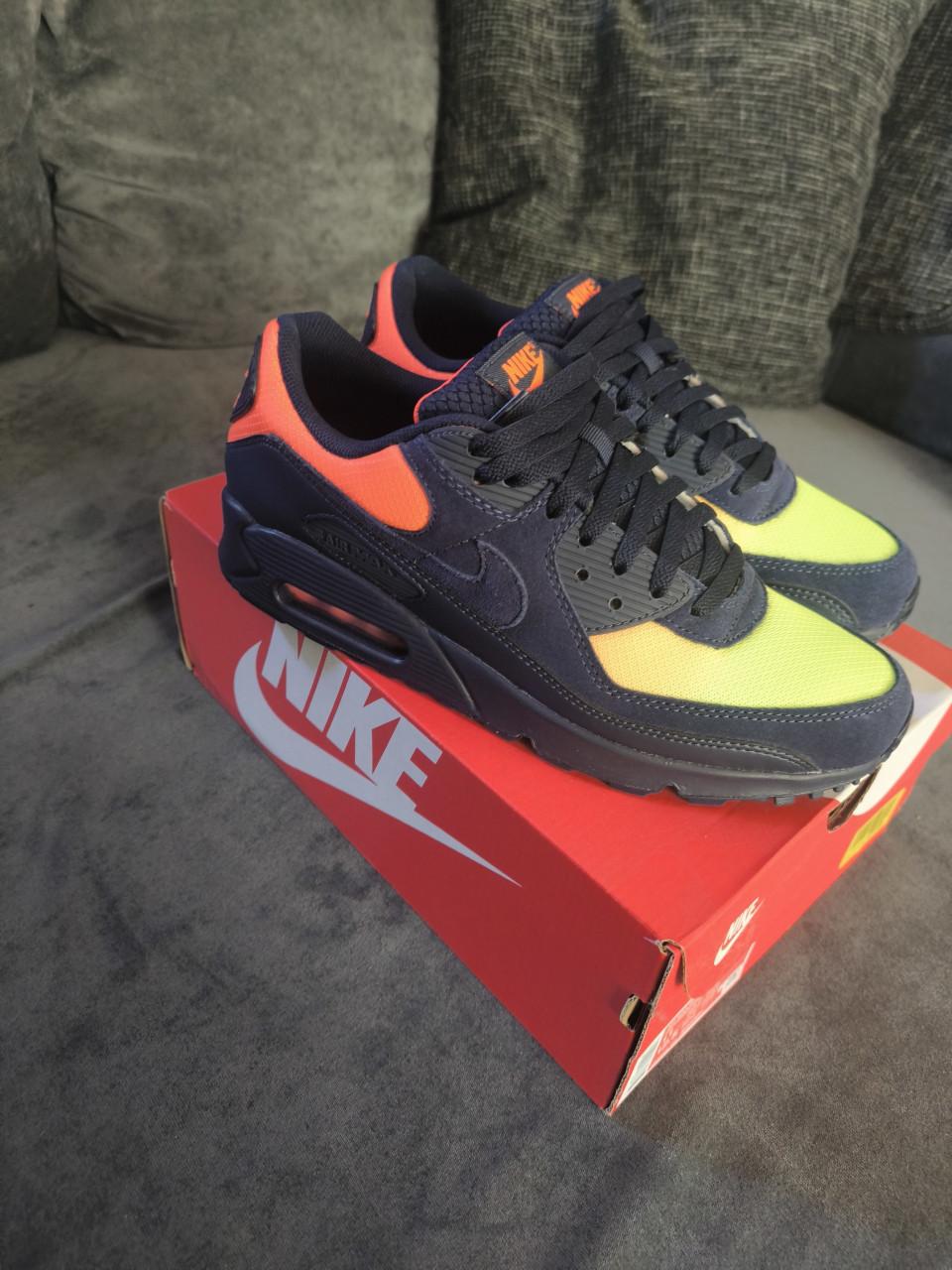 Nike Air neon orange yellow