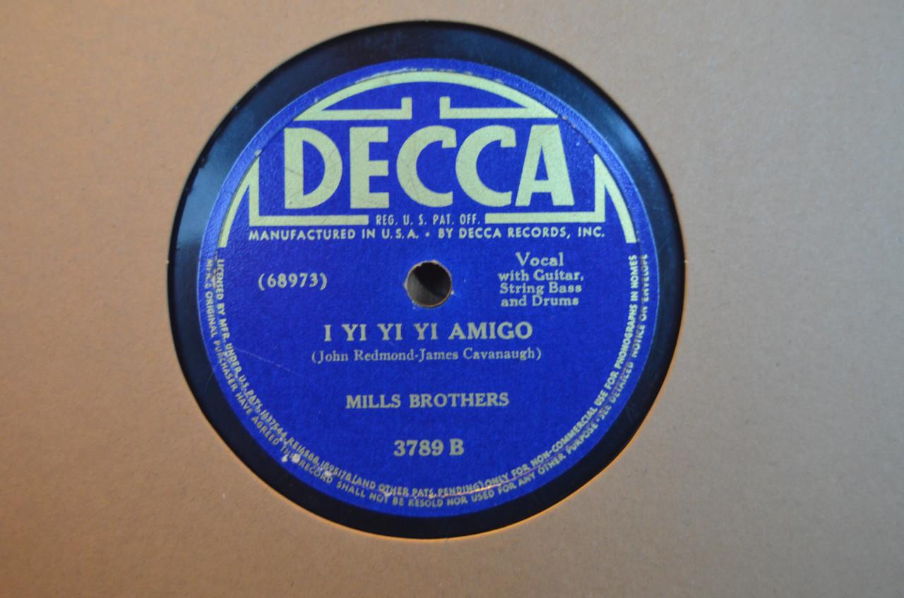 78 rpm Mills Brothers jaren '40 en '50 héél veel stuks. (7)