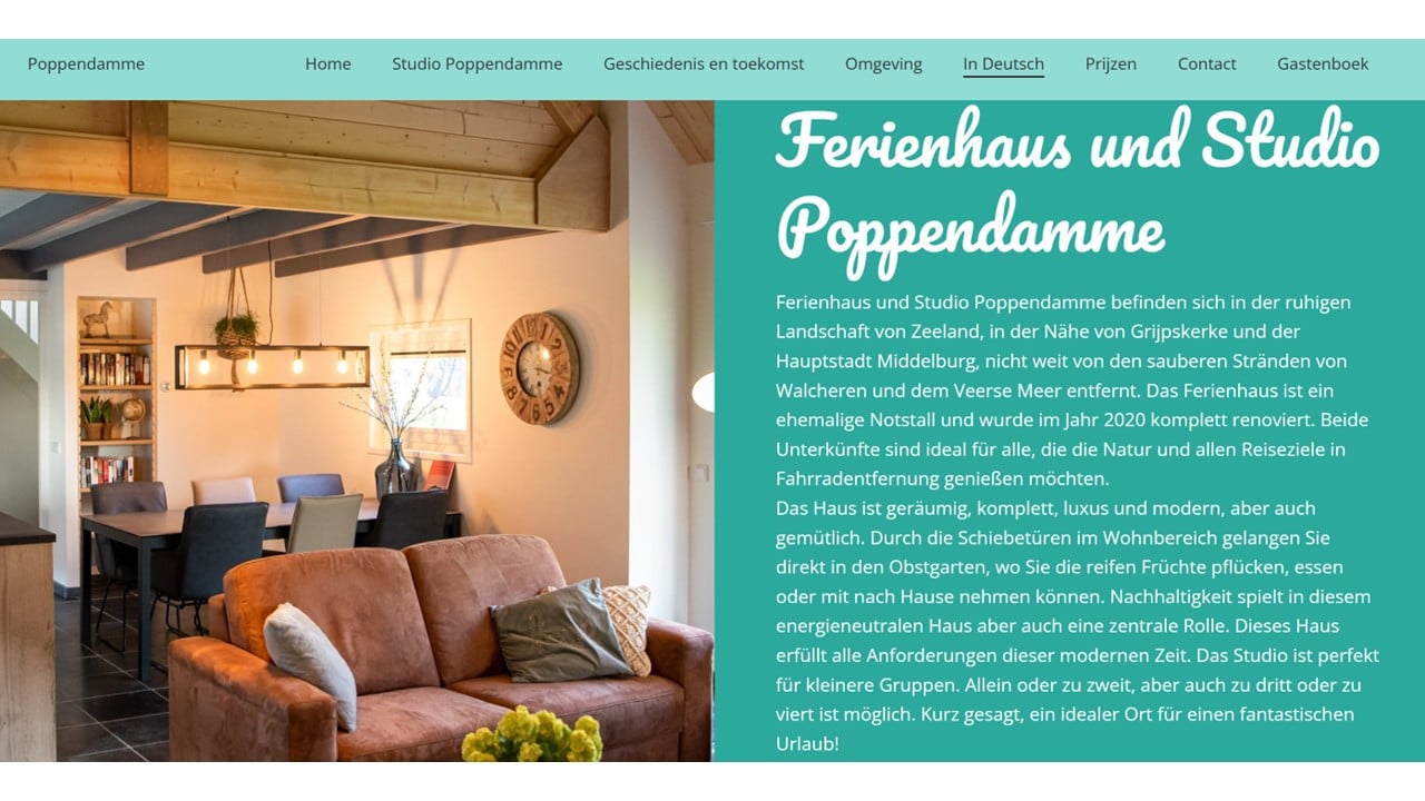 Een mooie, betaalbare website voor je vakantiehuis of B&B