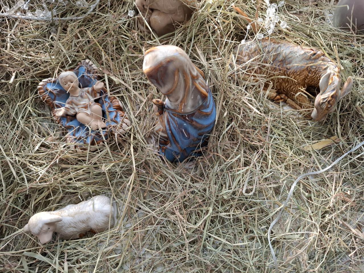 Kerststal beelden compleet