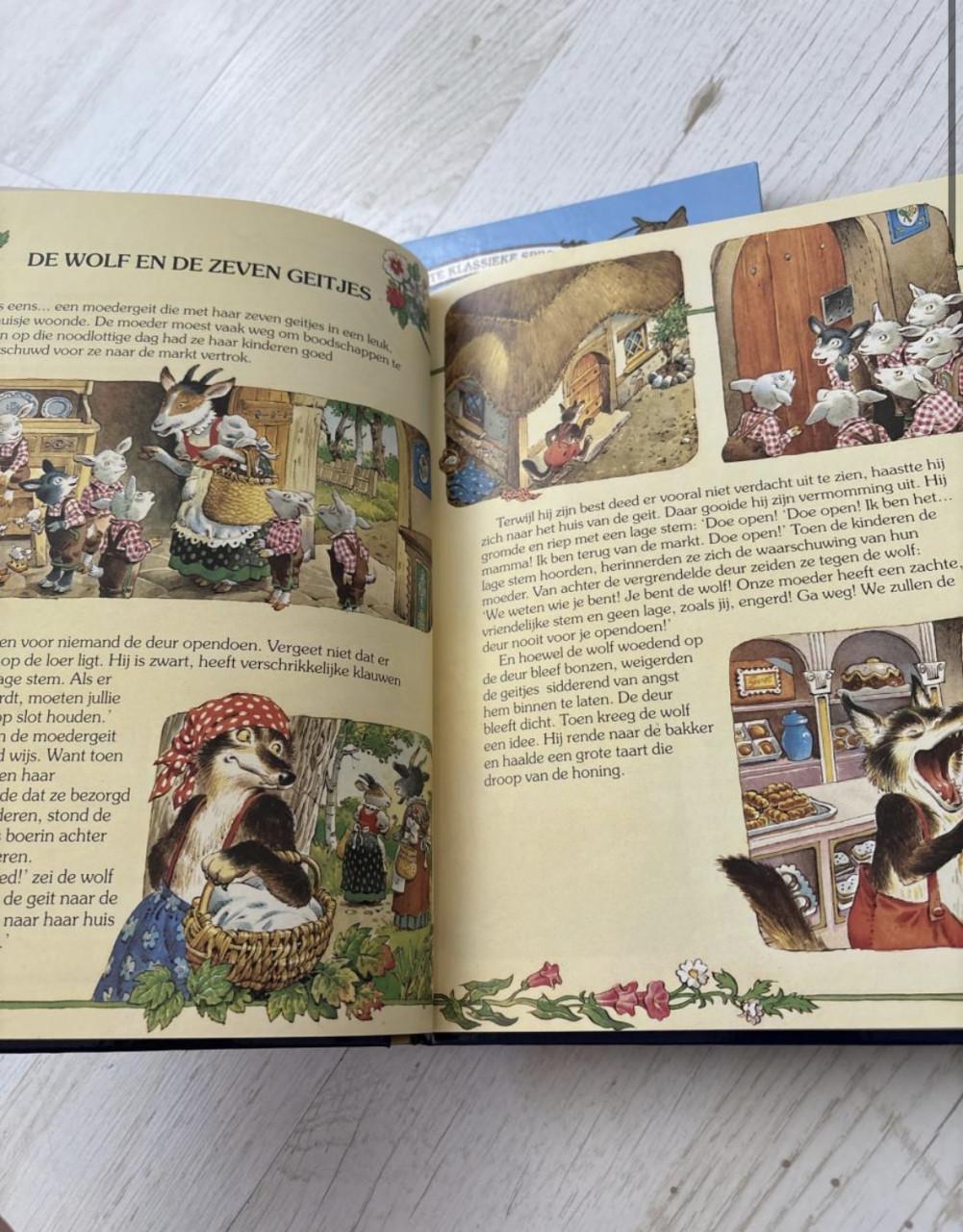 4x klassieke sprookjesboeken