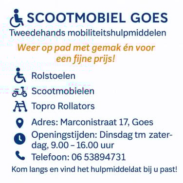 Aanbod tweedehands  mobiliteitshulpmiddelen