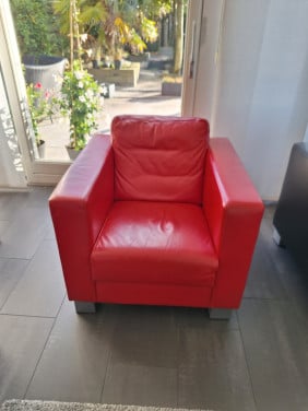 Montel lederen fauteuil