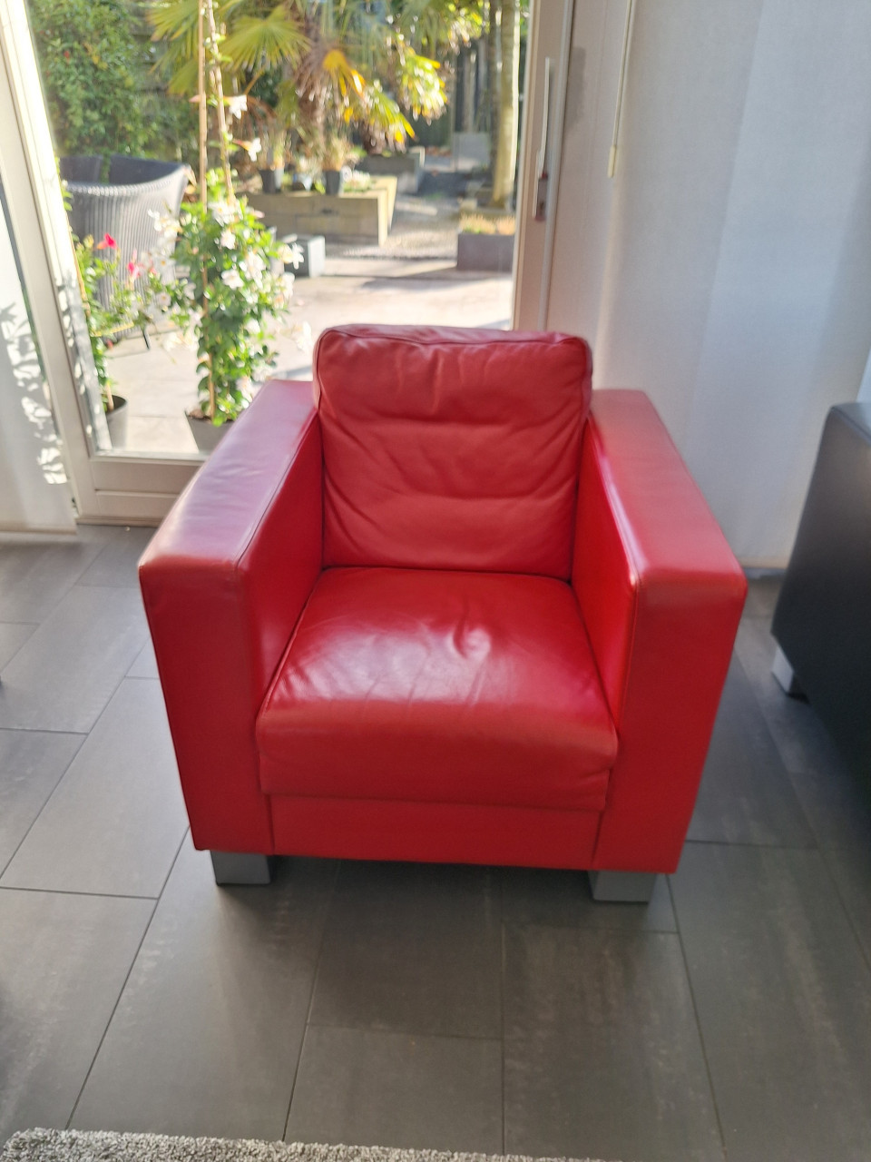 Montel lederen fauteuil