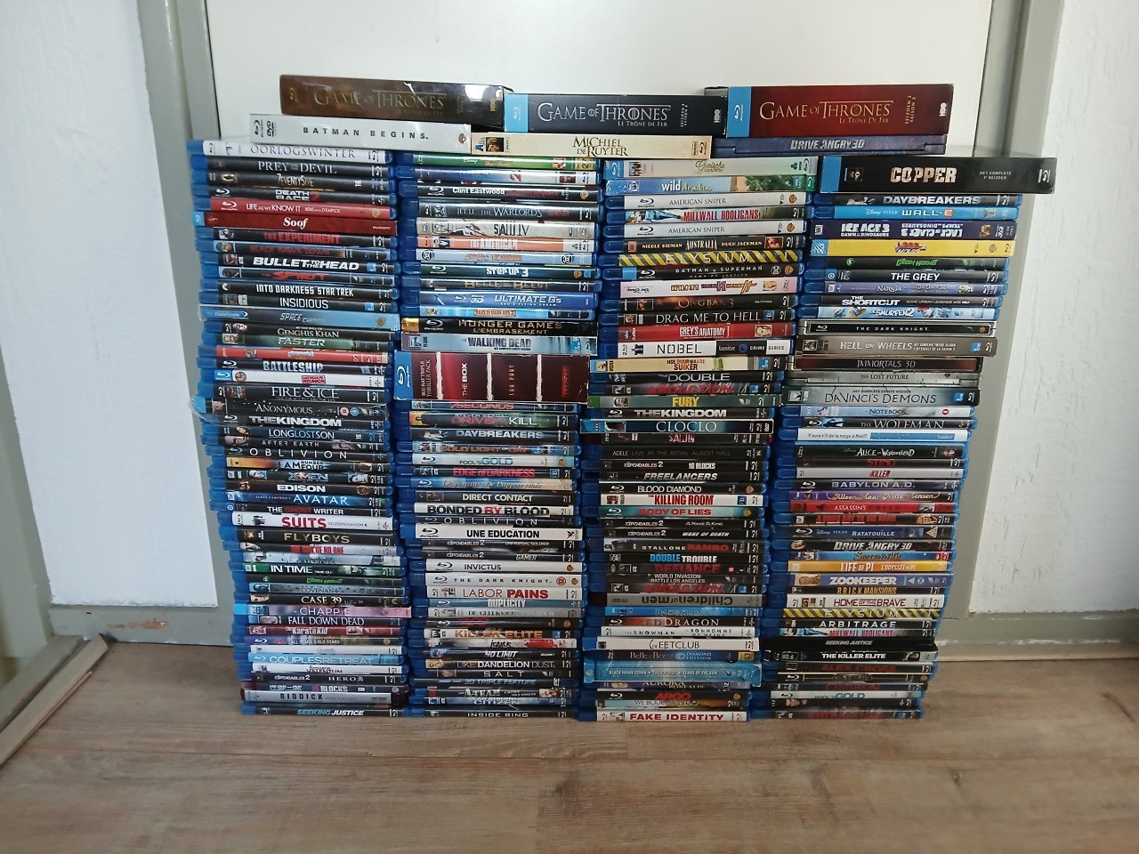 Blu ray partij 186 stuks