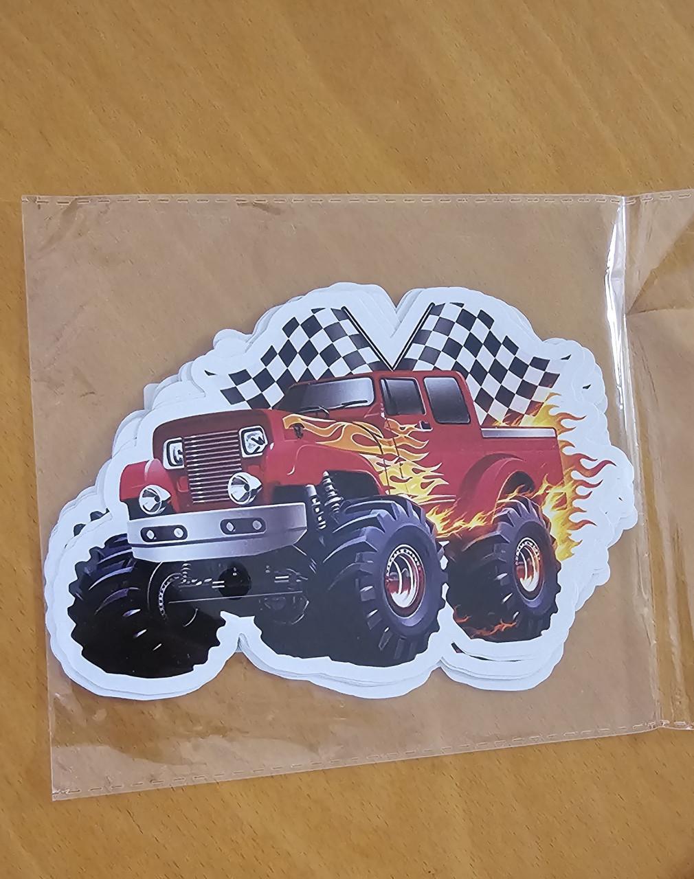 Monster Truck Verjaardag Versiering