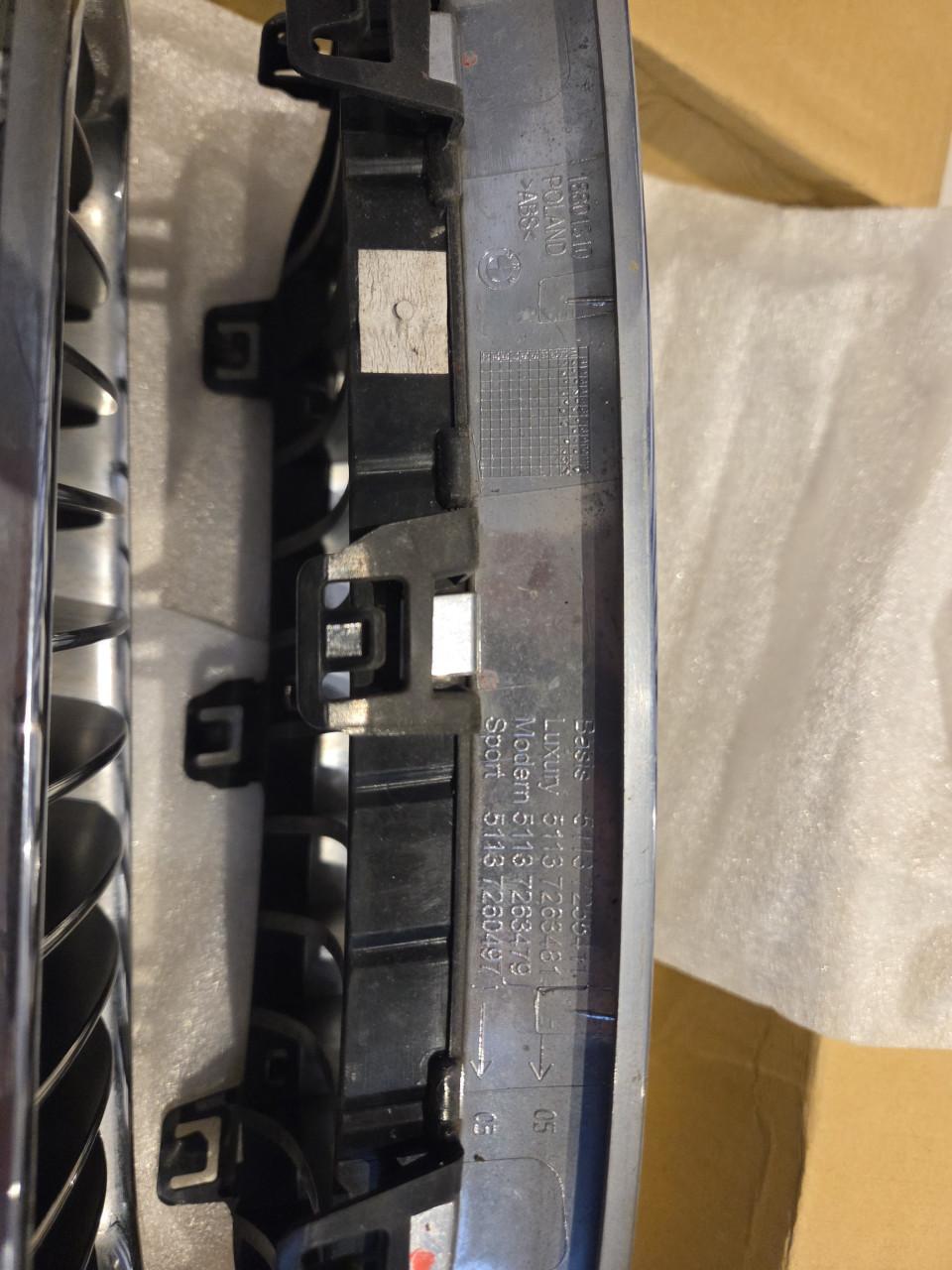 Originele BMW chromen grill