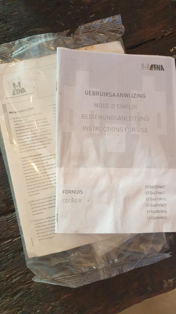 Gasfornuis met elektrische oven