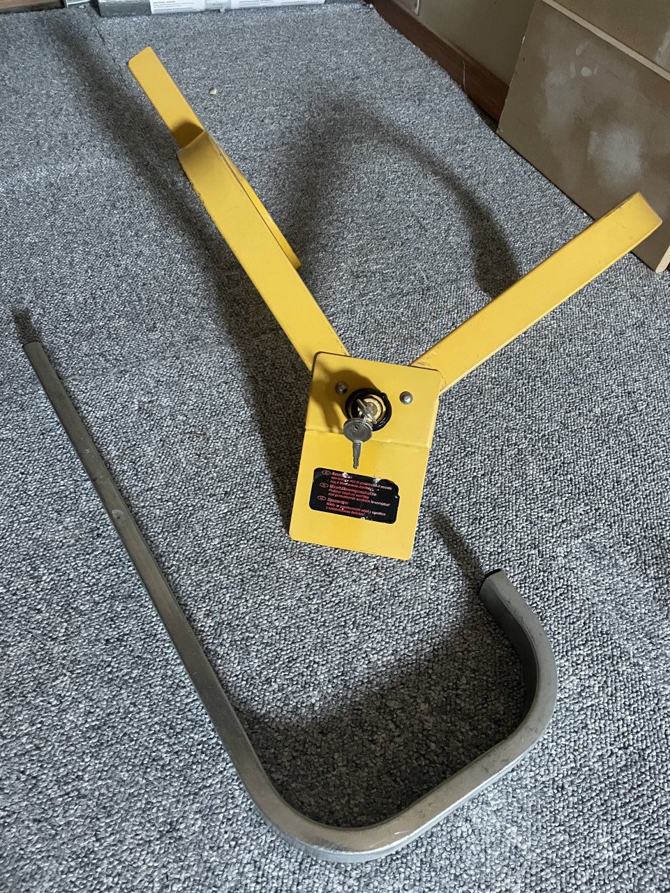 Wielklem voor caravan, aanhanger of auto