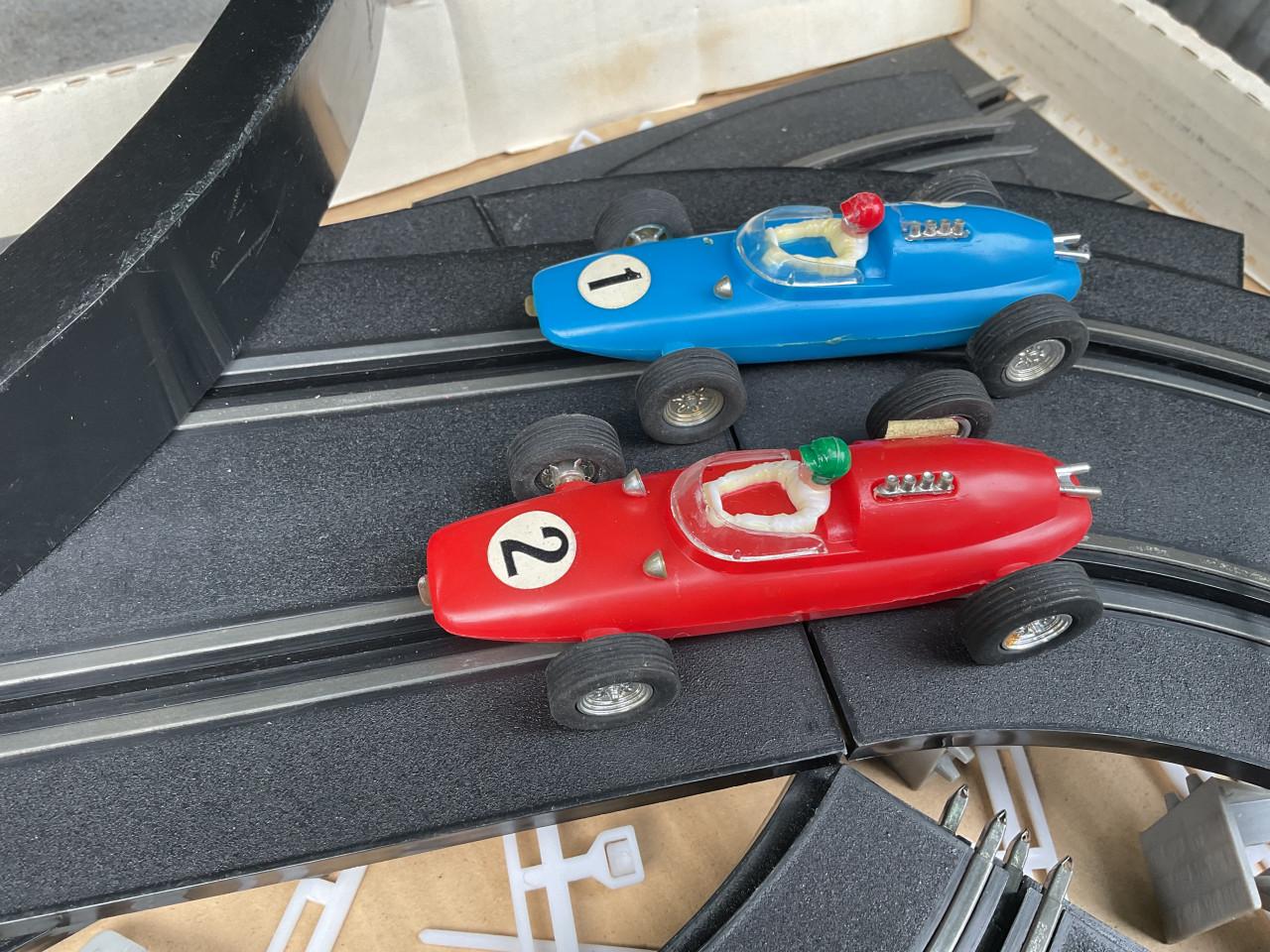 Vintage racebaan jaren 60-70