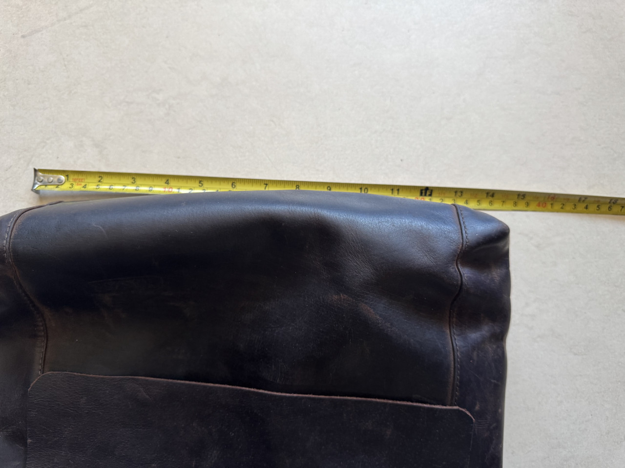 Leren tas zeer soepel in goede staat