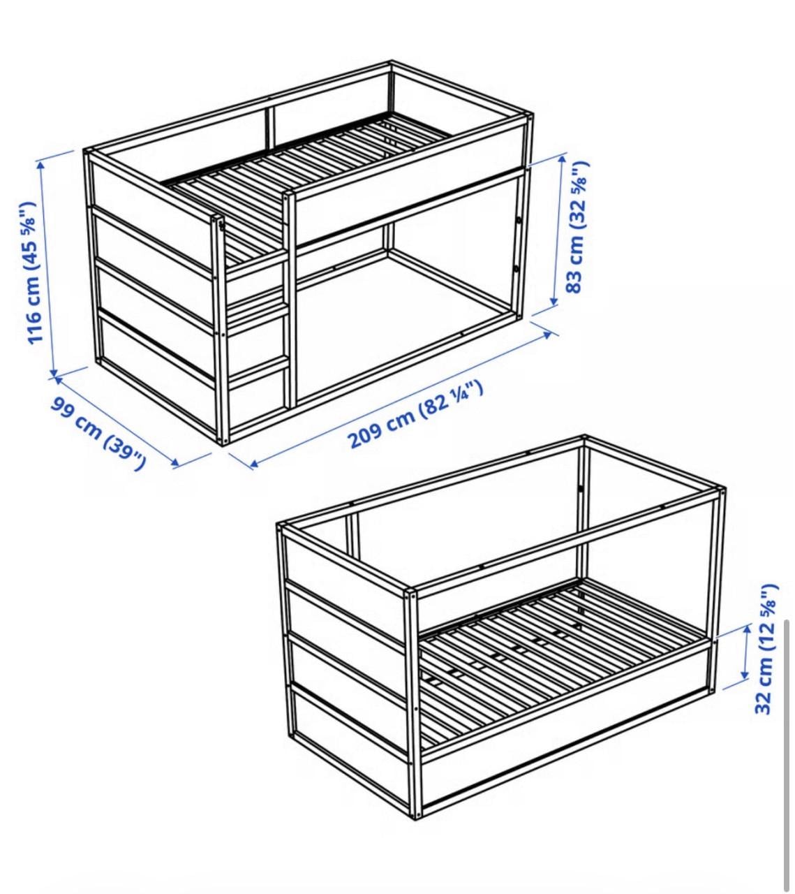 IKEA Kura hoogslaper